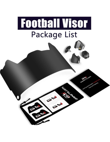 Visera Tinteada para Casco de Fútbol GY FV007 - Unisex