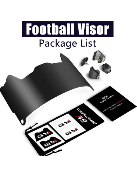 Visera Tinteada para Casco de Fútbol GY FV007 - Unisex