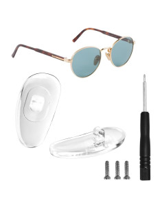 Almohadillas Nasales Atornillables para Gafas Prada Oro