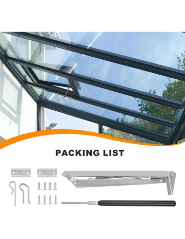 Abridor Automático de Ventana de Invernadero Buycitky 7kg