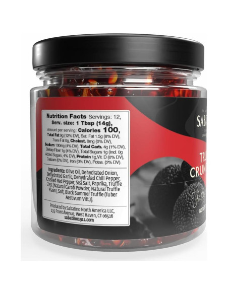 Aceite de Chile Picante con Trufa Sabatino 198g Gourmet