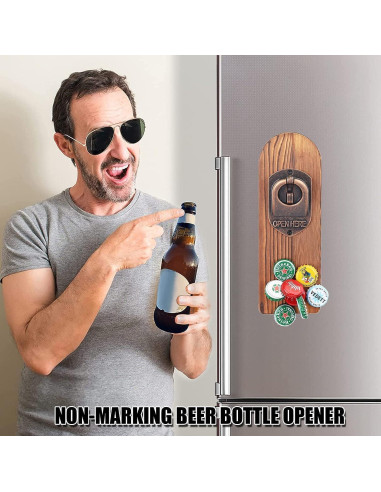 Abrebotellas de Pared LUCYLANKER con Captador Magnético 22.6cm