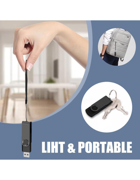 Memoria USB 128MB EASTBULL Paquete de 50 Unidades Negro