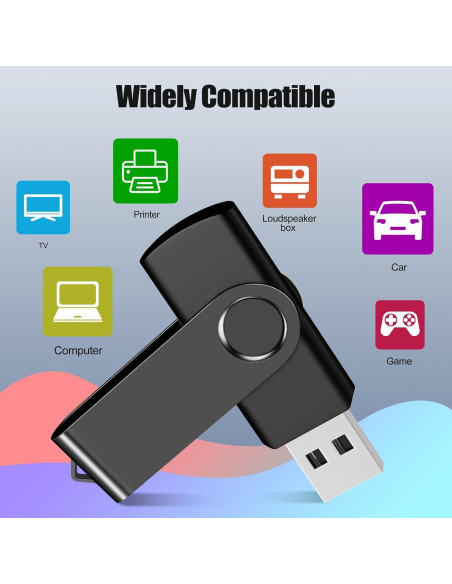 Memoria USB 128MB EASTBULL Paquete de 50 Unidades Negro