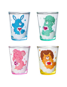 Set de 4 Mini Vasos Care Bears Cousins Silver Buffalo 44ml