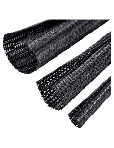 Protector de Cable Boao 3 Piezas Manga Dividida Negro 3m