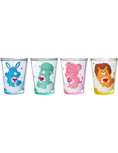 Set de 4 Mini Vasos Care Bears Cousins Silver Buffalo 44ml