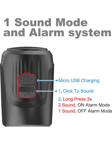 Timbre Eléctrico para Bicicleta Kimairy 125dB Impermeable
