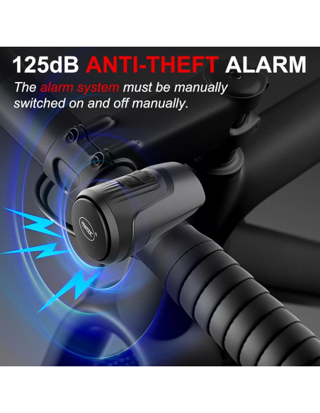 Timbre Eléctrico para Bicicleta Kimairy 125dB Impermeable