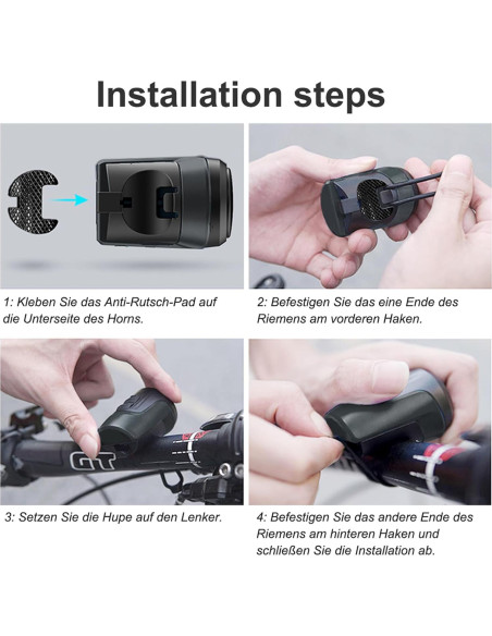 Timbre Eléctrico para Bicicleta Kimairy 125dB Impermeable