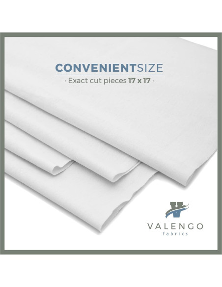 Toallas de Limpieza Valengo - 100% Algodón, Paquete de 7, 43x43cm Toallas de Limpieza Valengo - 100% Algodón, Paquete de 7, 43x43cm