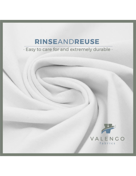 Toallas de Limpieza Valengo - 100% Algodón, Paquete de 7, 43x43cm Toallas de Limpieza Valengo - 100% Algodón, Paquete de 7, 43x43cm