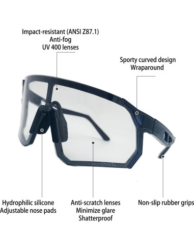 Gafas de Pickleball VeilGlam V21 para Mujeres - Protección UV