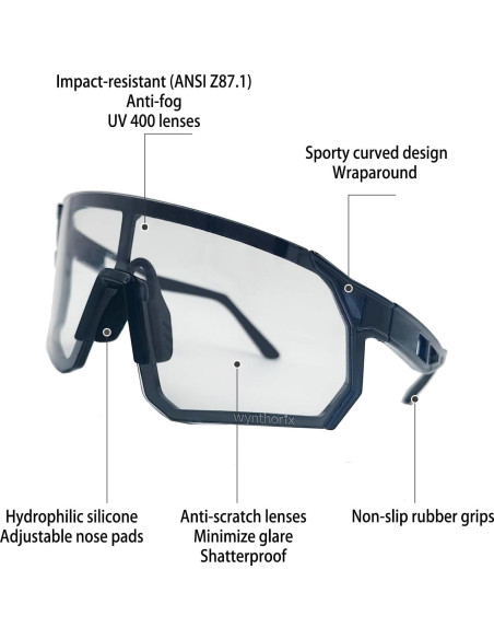 Gafas de Pickleball VeilGlam V21 para Mujeres - Protección UV