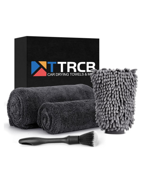Kit de 2 Toallas de Microfibra TTRCB 1300 GSM Ultra-Absorbentes