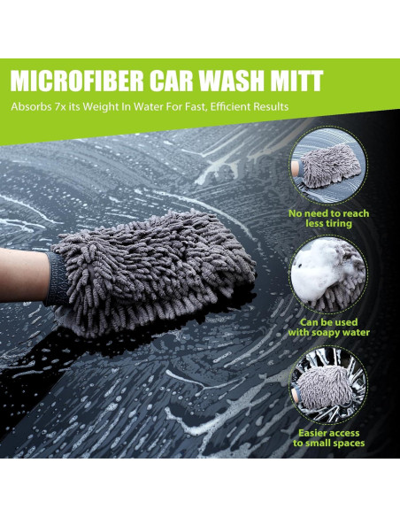 Kit de 2 Toallas de Microfibra TTRCB 1300 GSM Ultra-Absorbentes