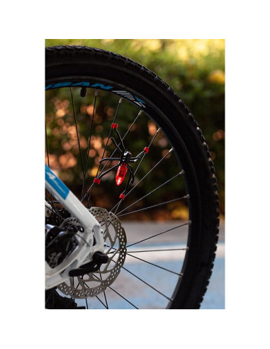 Luces de Radios de Bicicleta Ryders Araña LED - Seguridad y Diversión