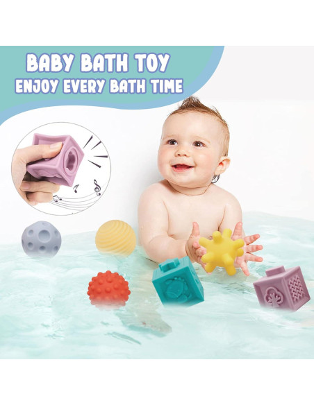 Juguetes Montessori Plunack 3 en 1 para Bebés 6-12 Meses