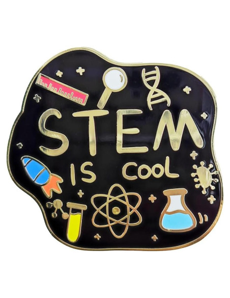 Pin de Solapa STEM de Laboratorio - Regalo para Científicos Pin de Solapa STEM de Laboratorio - Regalo para Científicos