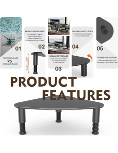 Soporte para Monitor Hemudu HD01B-203 Ajustable Negro 2