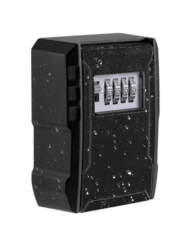 Caja de Llaves con Cerradura Fayleeko Extra Grande Negra