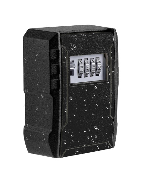 Caja de Llaves con Cerradura Fayleeko Extra Grande Negra