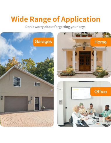 Caja de Llaves con Cerradura Fayleeko Extra Grande Negra