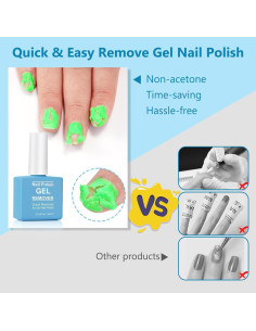 Removedor de Esmalte en Gel JHCS - 3x15ml, Rápido y Efectivo 2