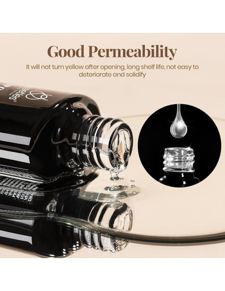 Conjunto Gel Base y Top Coat + Aceite Cutículas Beetles 3Pcs