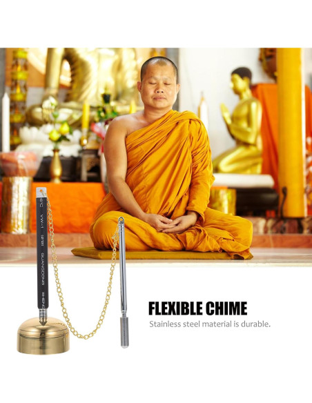 Campana de Meditación Budista MILISTEN - Tingsha Chime 15cm