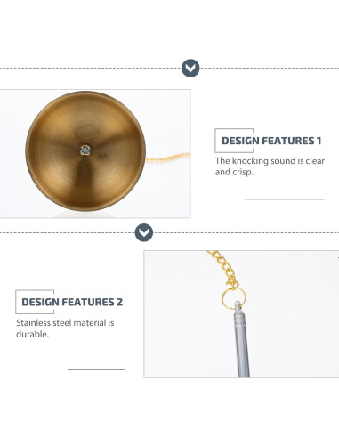 Campana de Meditación Budista MILISTEN - Tingsha Chime 15cm