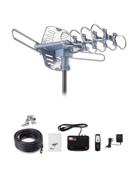 Antena HDTV Digital Amplificada Yeceny WA-2608B 200 Millas 4K Antena HDTV Digital Amplificada Yeceny WA-2608B 200 Millas 4K