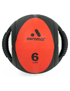 Bola Medicinal Aeromat Power 23 cm 2.72 kg Doble Agarre