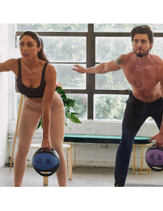 Bola Medicinal Aeromat Power 23 cm 2.72 kg Doble Agarre 2