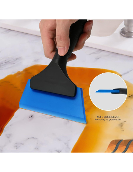 Espátula de Goma EHDIS 12.7 cm para Limpiar Ventanas y Espejos