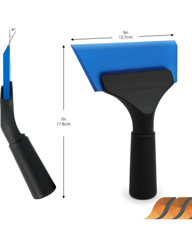 Espátula de Goma EHDIS 12.7 cm para Limpiar Ventanas y Espejos
