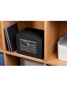 Caja Fuerte Electrónica ELLAIG 23x17x17 cm Seguridad Negra 2