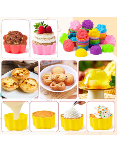 Mini Moldes de Silicona R HORSE 60 Piezas 5 cm Multicolor