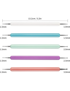 Set de 5 Estilógrafos de Embossing Coyaho para Papel 2