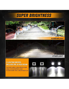 Focos LED Auxbeam FA Series 3" 20W IP67 2 Modos Offroad 2