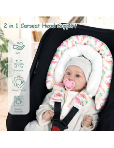 Soporte de Cabeza para Asiento de Auto Bebé SWESEN Dinosaurio 2