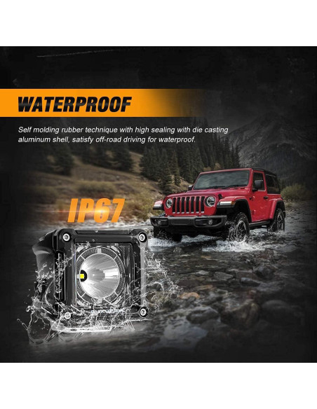 Focos LED Auxbeam FA Series 3" 20W IP67 2 Modos Offroad