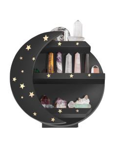 Estante Luna Negra MMOBILITY para Cristales y Decoración