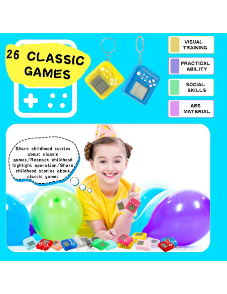 15 Llavero de Videojuego Multicolor Conagel para Niños