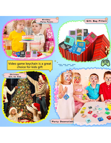 15 Llavero de Videojuego Multicolor Conagel para Niños
