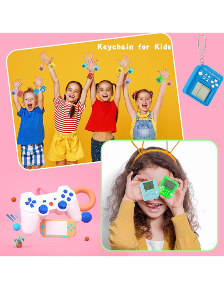 15 Llavero de Videojuego Multicolor Conagel para Niños