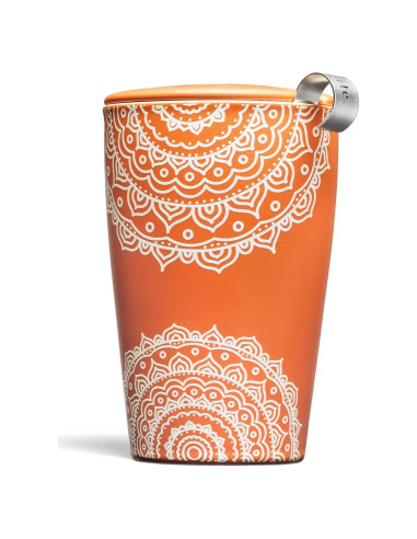 Taza de Té Doble Pared Tea Forte Chakra con Infusor 320g