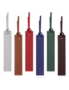 Marcadores de Piel Wonvoc 6 Pcs, Cuero PU, 13x2.3 cm