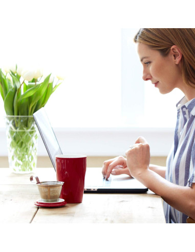 Taza de Té Doble Pared Tea Forte Chakra con Infusor 320g