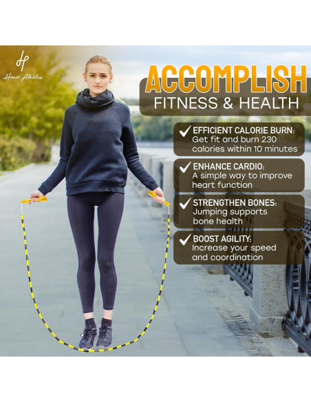 Cuerda de Salto Honor Athletics 2.0 Ajustable 3.05m PVC